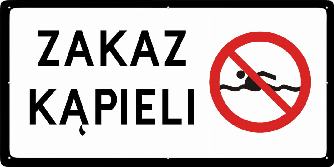Zakaz kąpieli na Piaskach Zakaz kąpieli na Piaskach